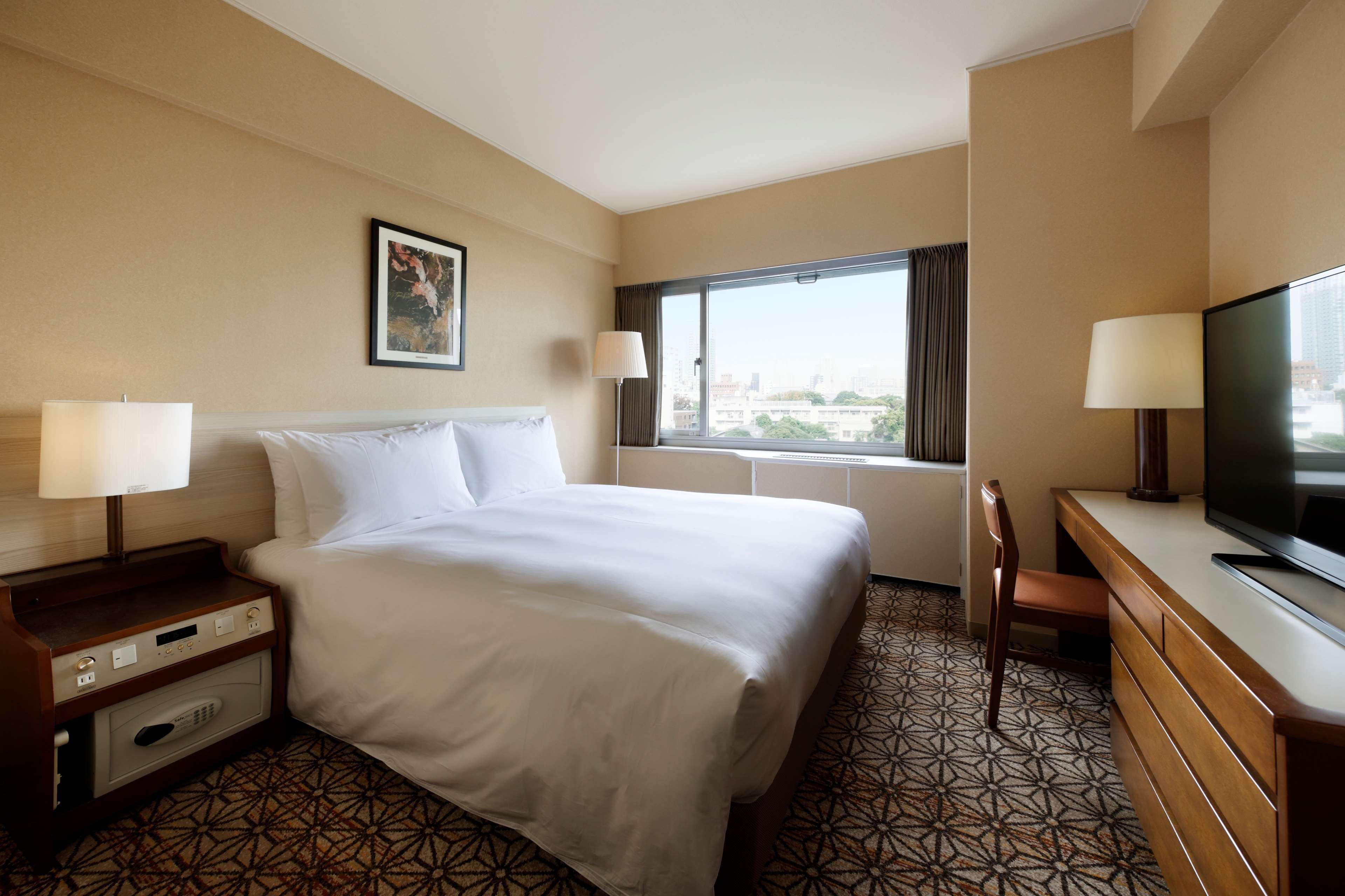 Grand Prince Hotel Takanawa Tokio Exterior foto A guest room at the hotel